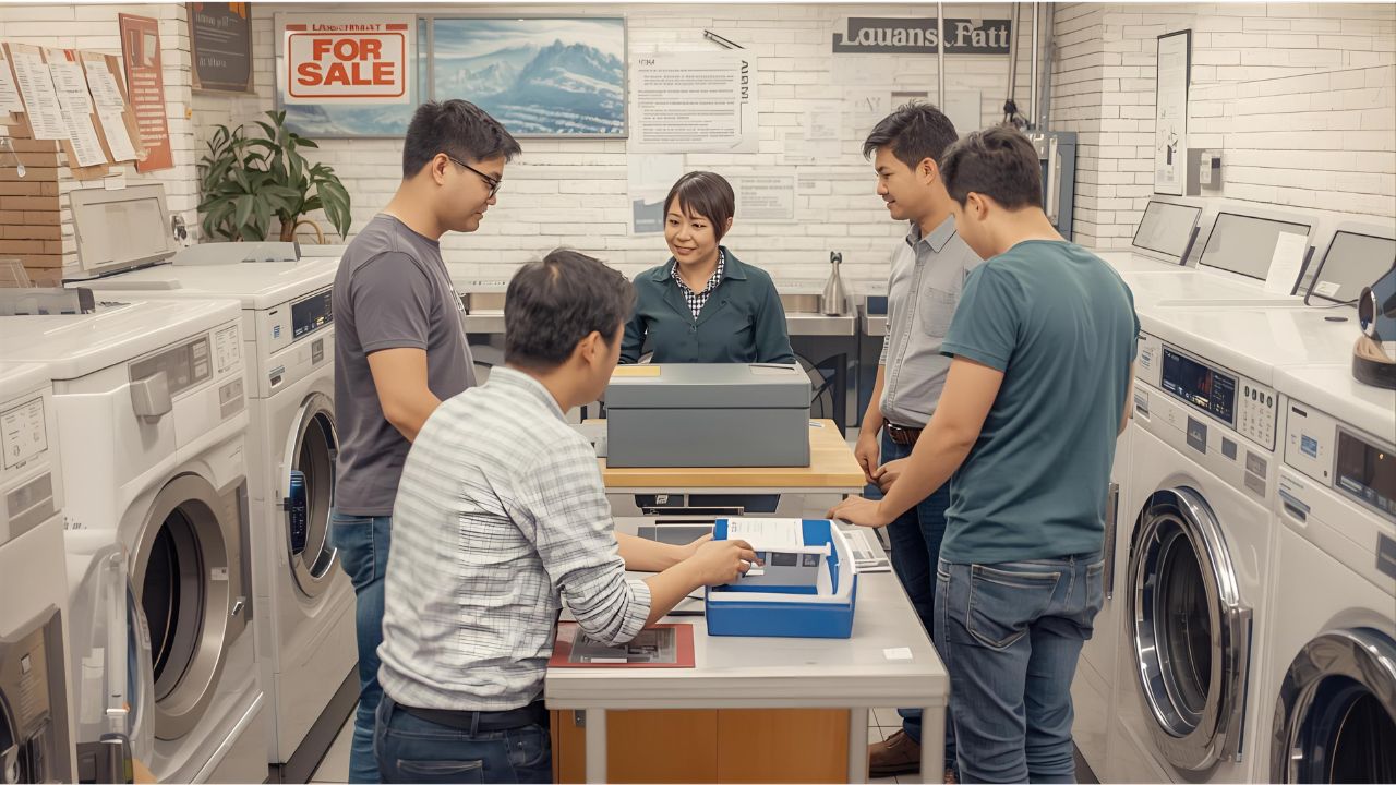 buy laundromat business