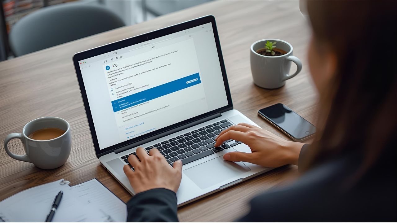 how to cc someone in an email already sent