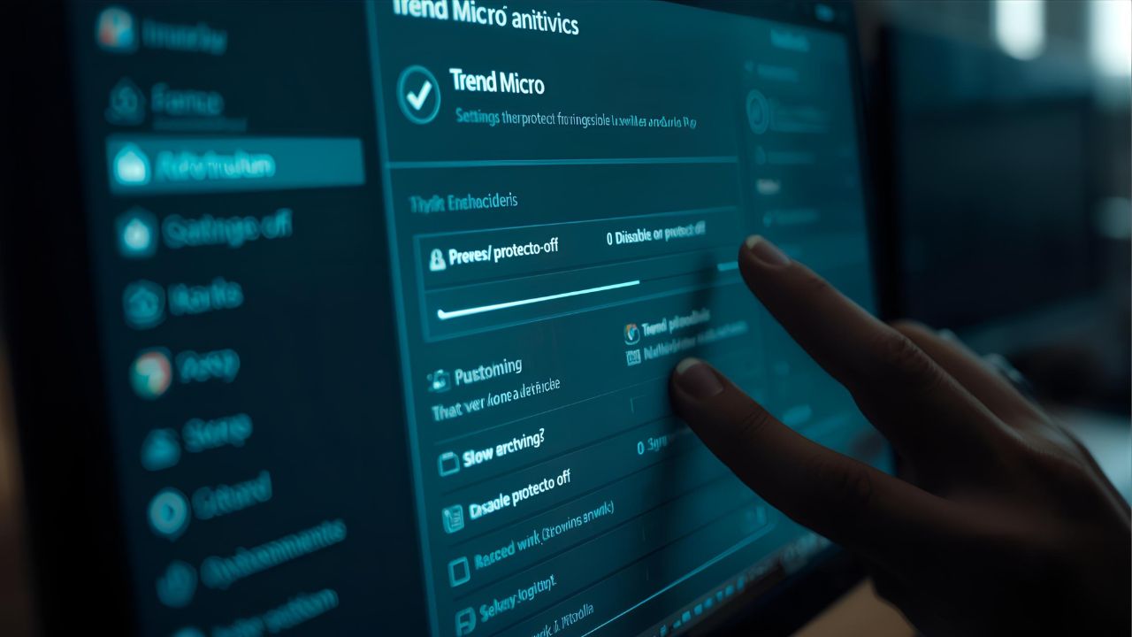 how to disable trend micro