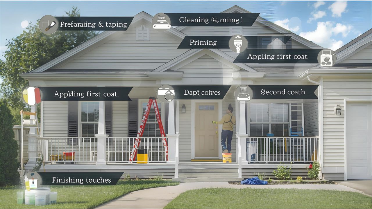 how to paint outside of house