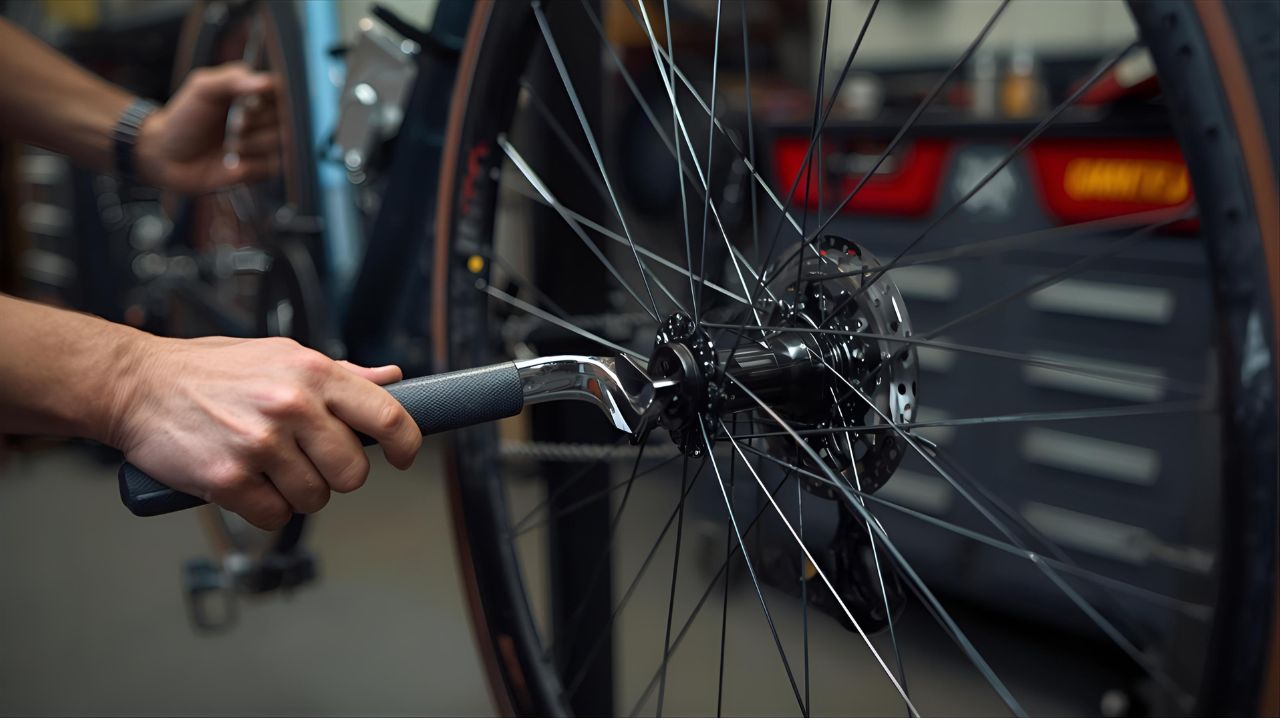 how to tighten bike spokes