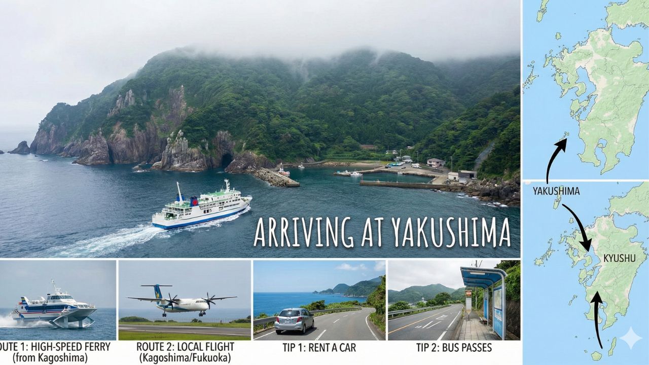 how to get to yakushima