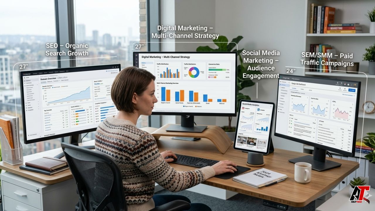 SEO vs digital marketing
