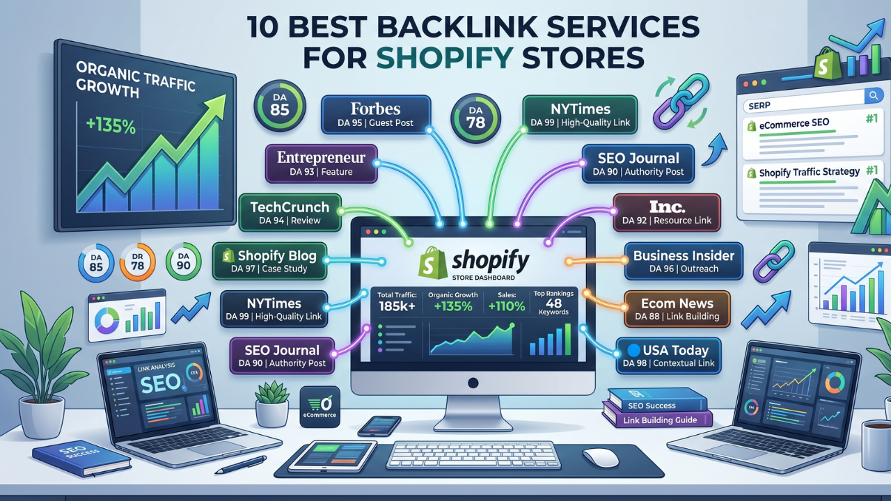 10 Best Backlink Services for Shopify Stores