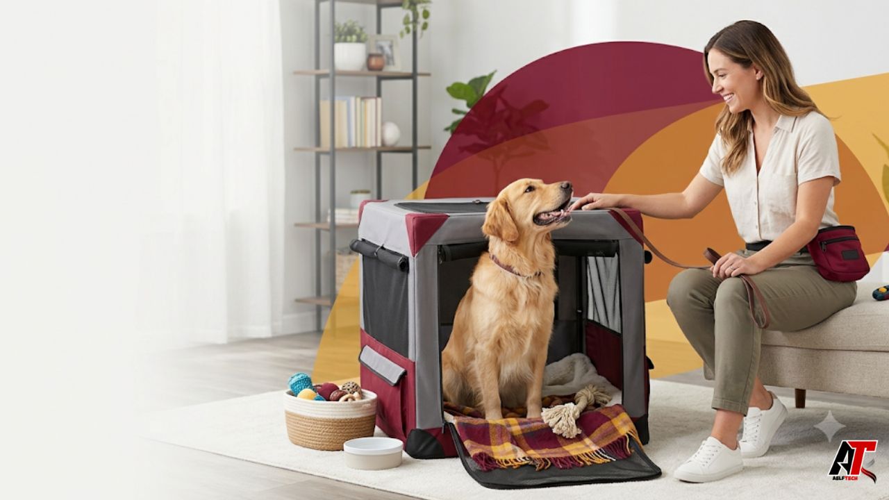 How collapsible crates help with dog training