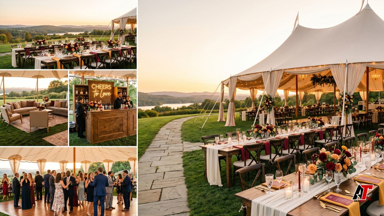 design a dream wedding with event rentals