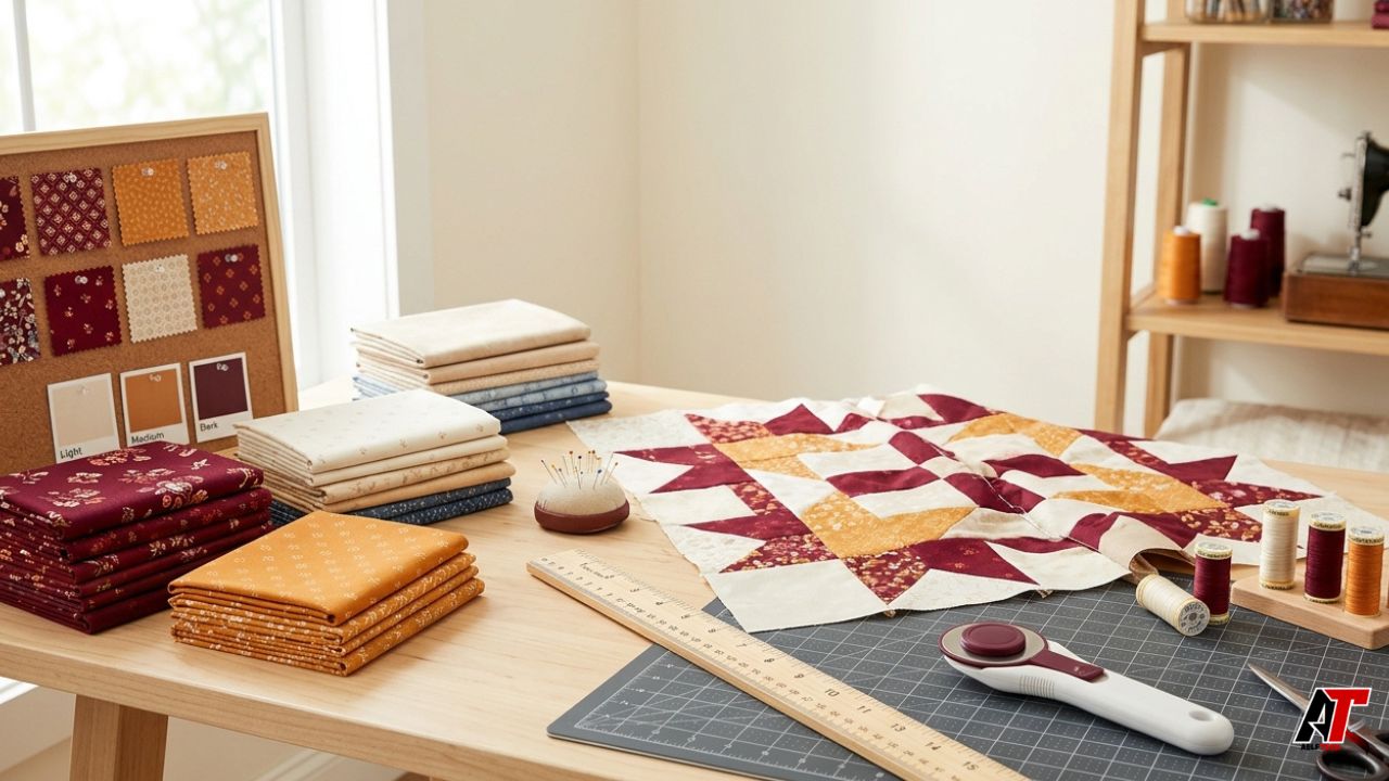 how to choose fabrics for quilt projects