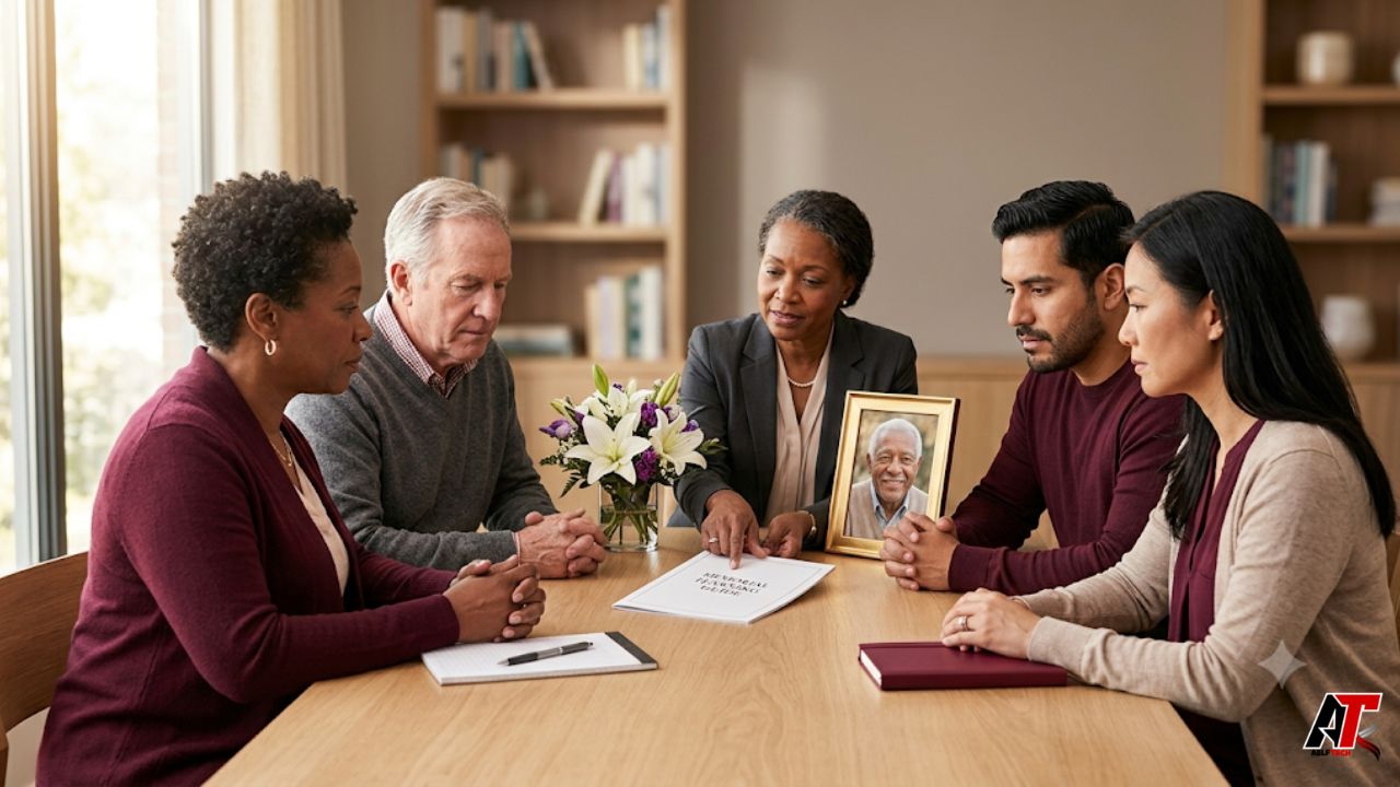how to plan a funeral when family members disagree