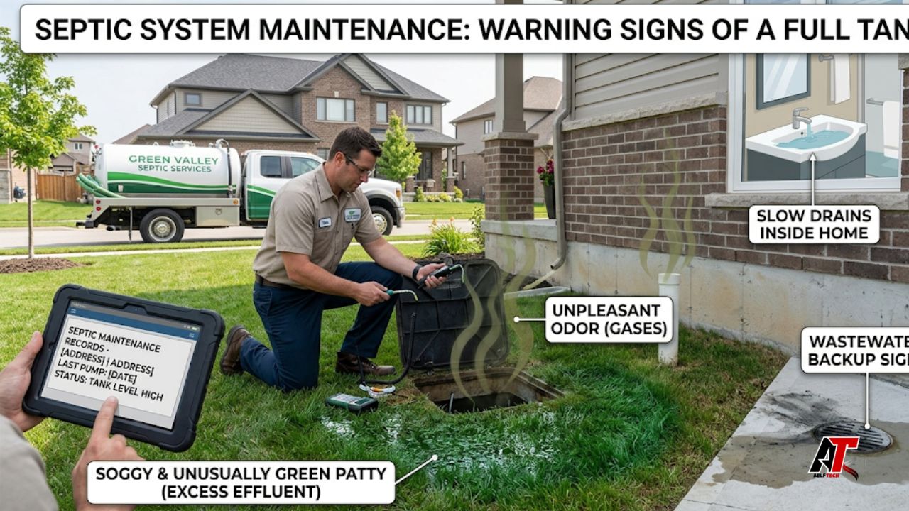 signs septic tank needs pumping