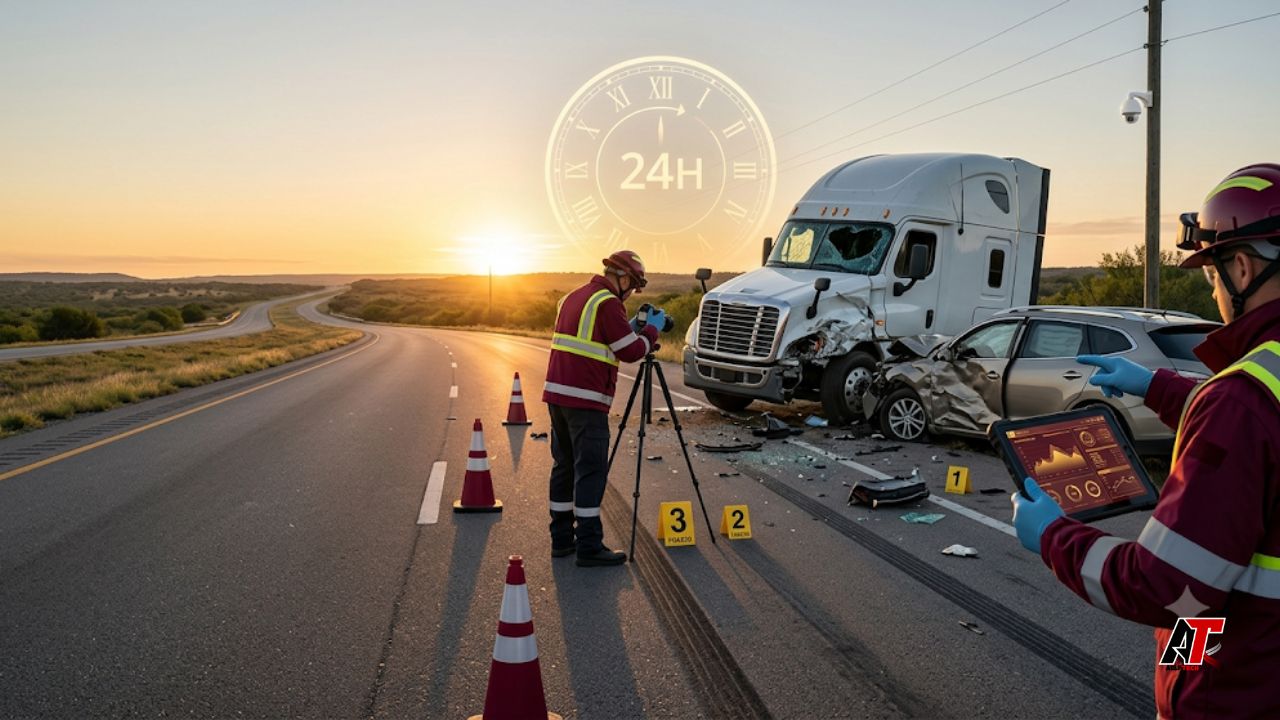 Texas semi-truck crash evidence