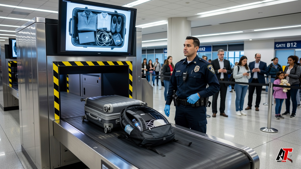 baggage scanner machine