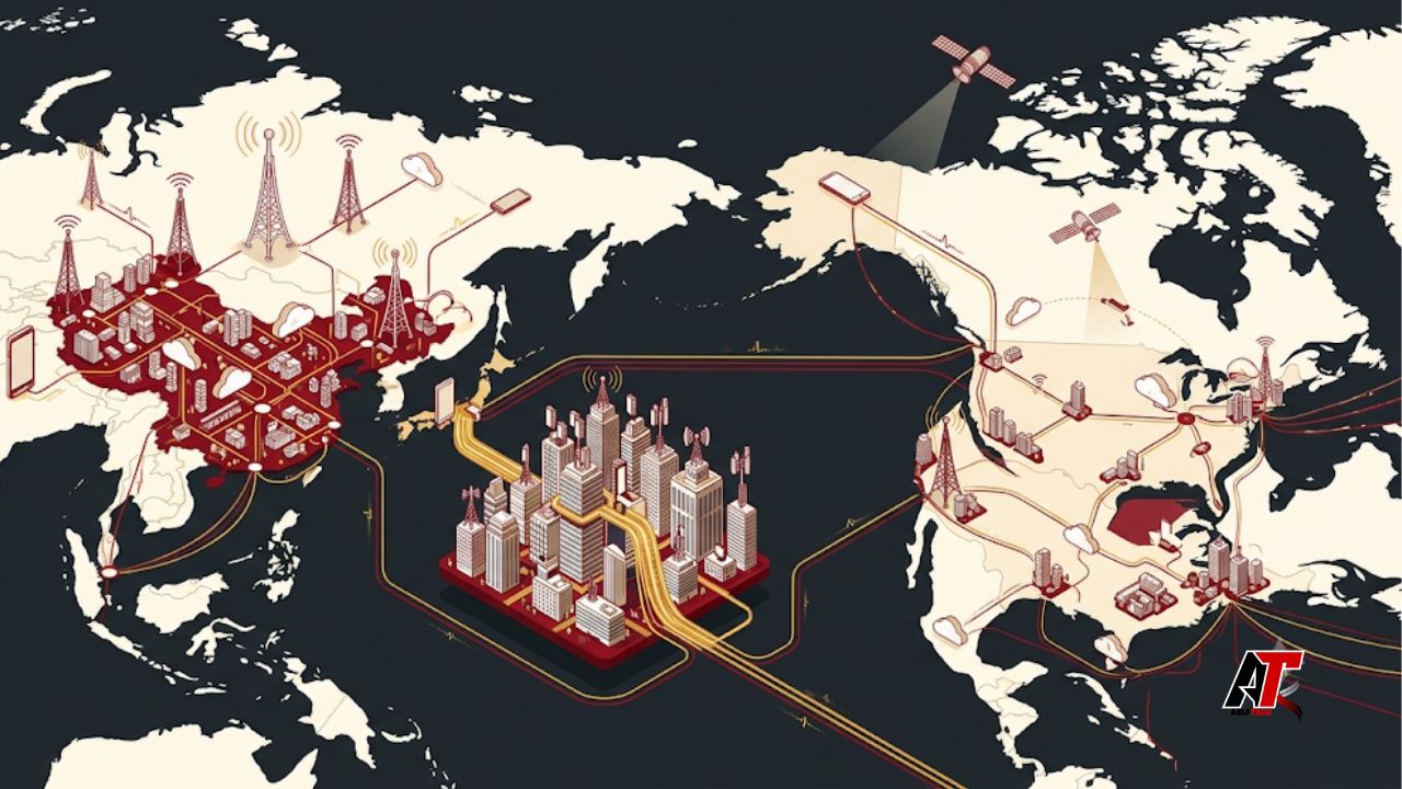 connectivity gap between China, USA and Japan