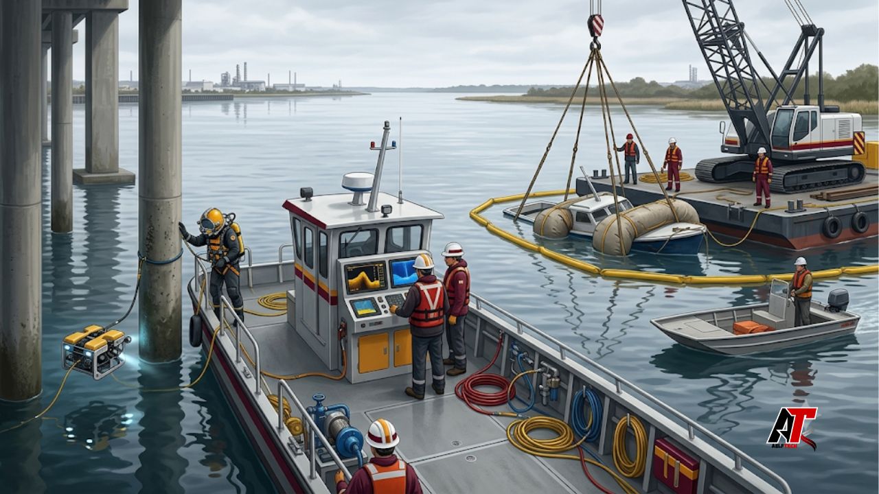 marine equipment for recovery and inspection