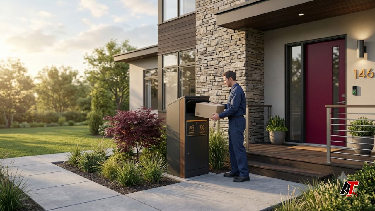 parcel package drop box