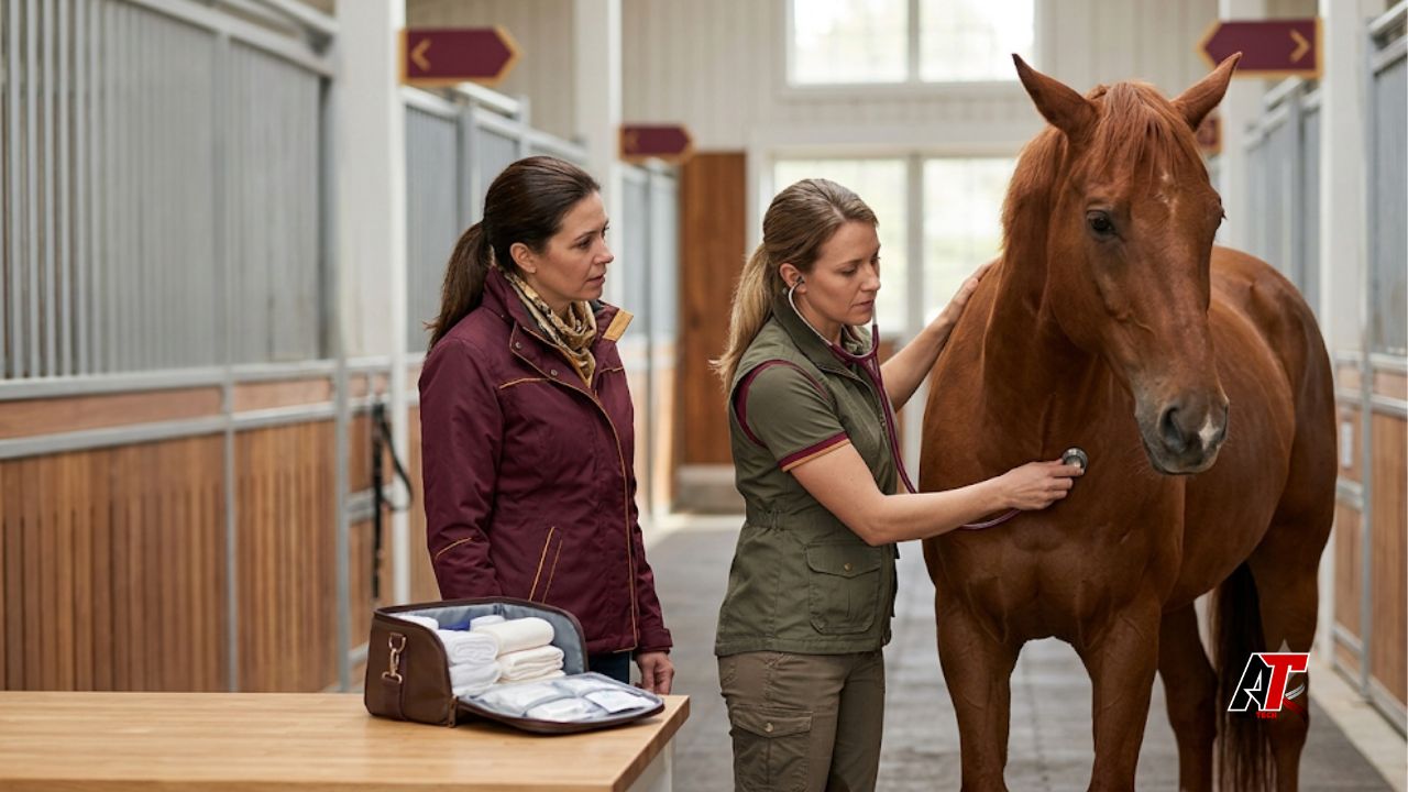 signs your horse needs a veterinarian immediately