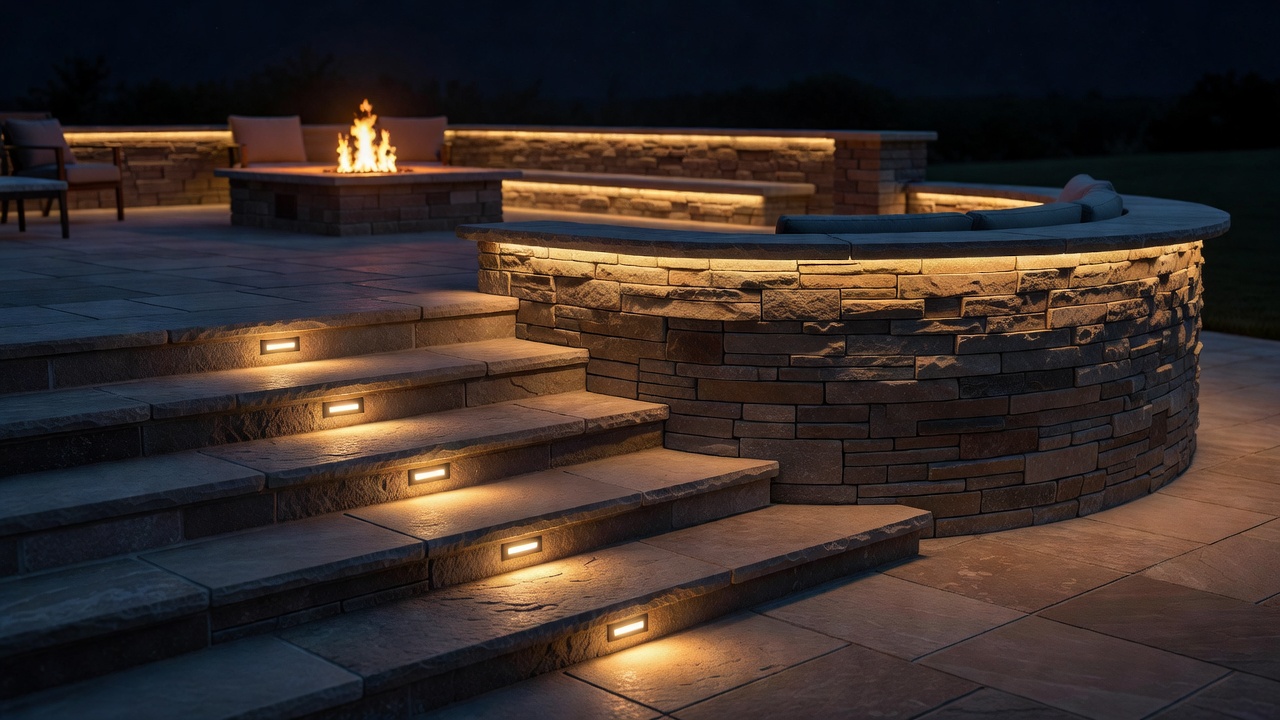 Hardscape lighting