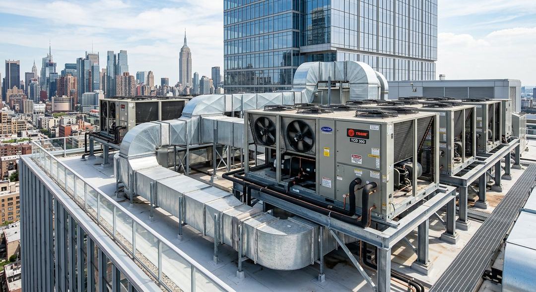 Commercial HVAC rooftop system