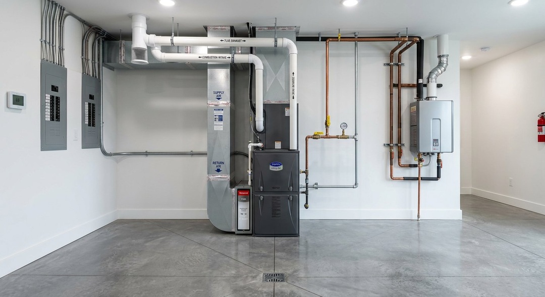 Professional HVAC installation