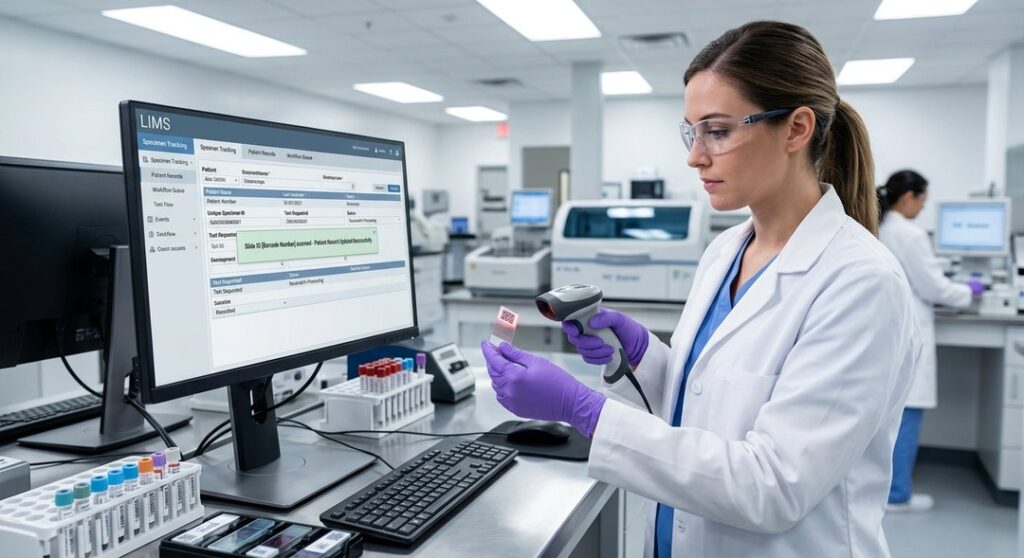 Pathology software for digital laboratory workflows