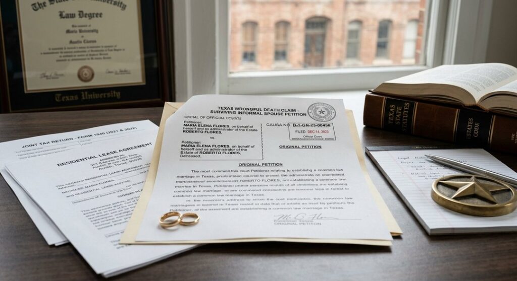 Common-law marriage wrongful death rights in Texas