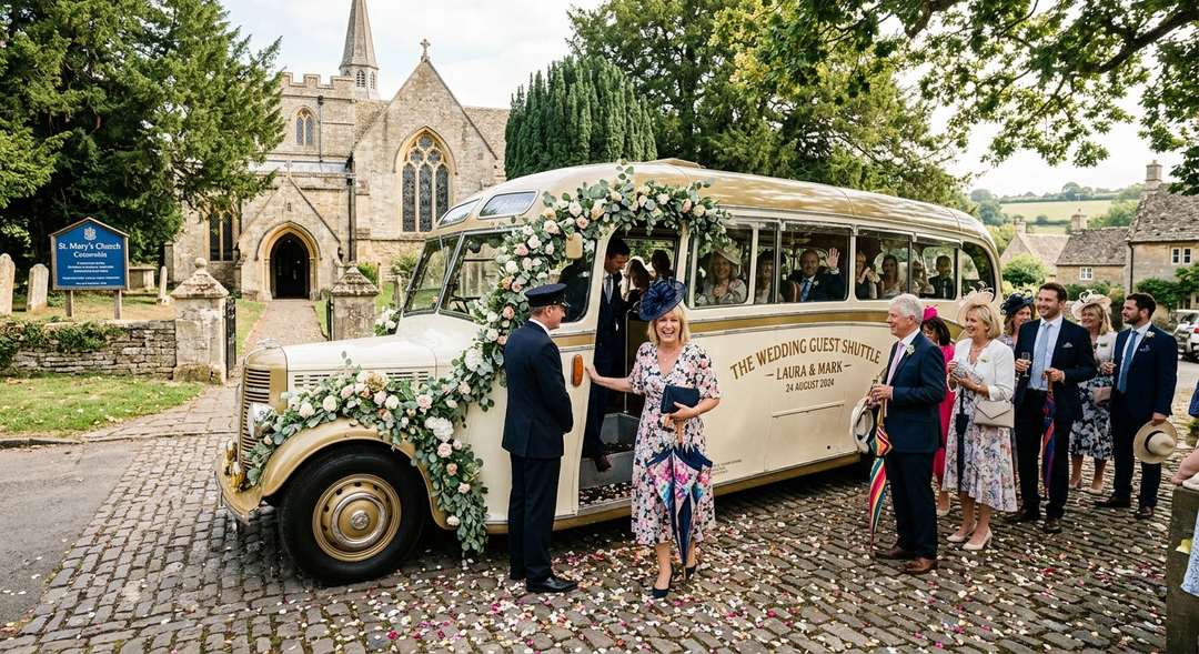 Booking wedding guest transport